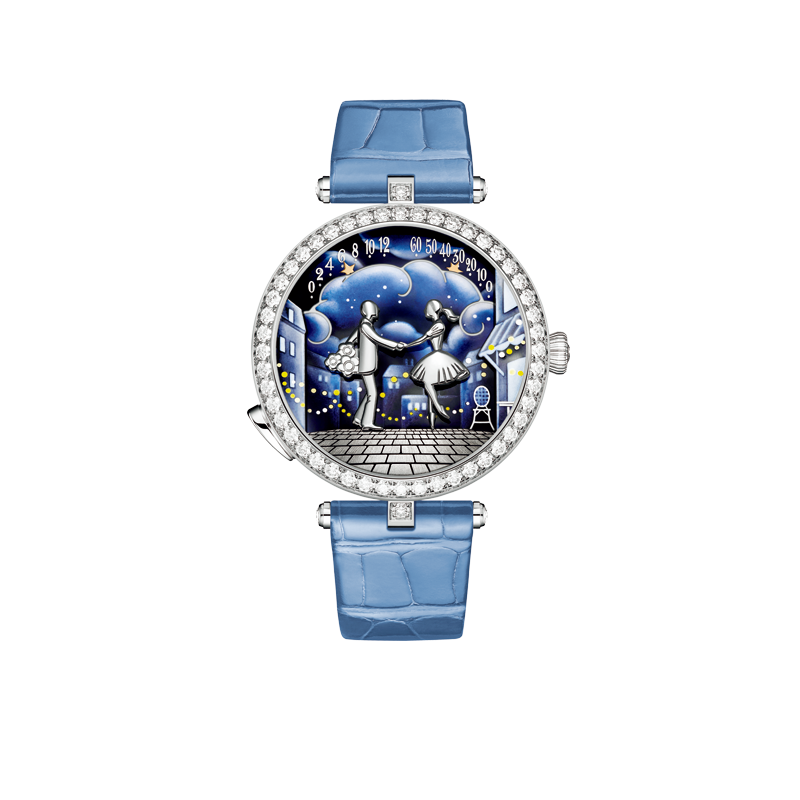 VAN CLEEF & ARPELSレディ アーペル バル デ ザムルー オートマタ ウォッチ