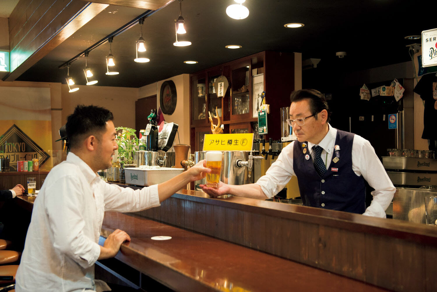 松尾光平と佐藤裕介　ビール
