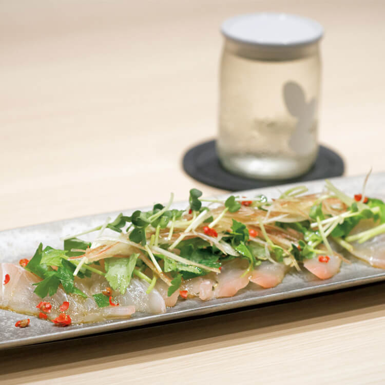 香川産の鮮魚を使ったカガパッチョ
