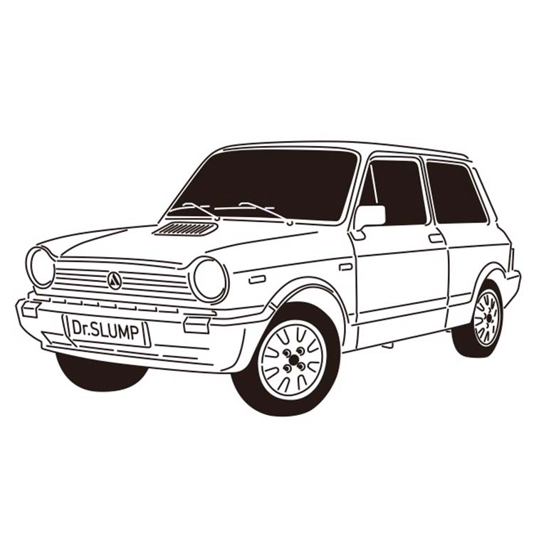 ウトビアンキ・A112 アバルト イラスト
