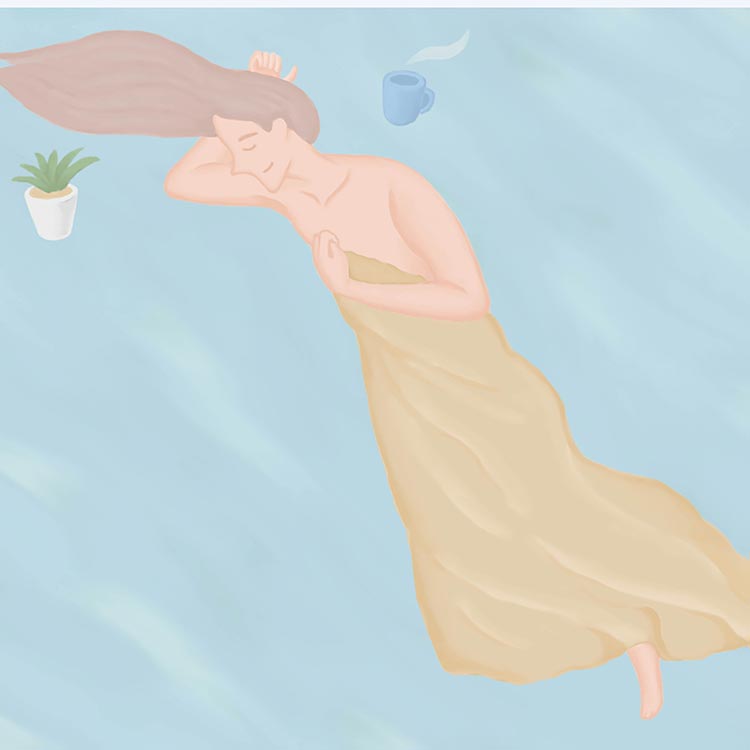 自分にやさしく。Fuyuki Kanaのイラスト