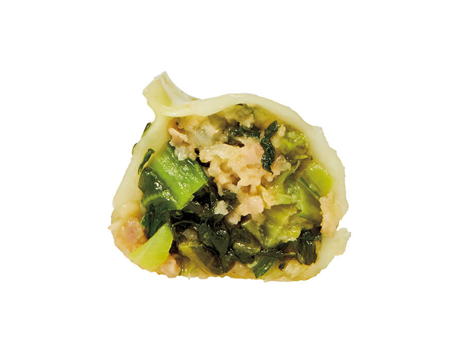 野沢菜漬け餃子