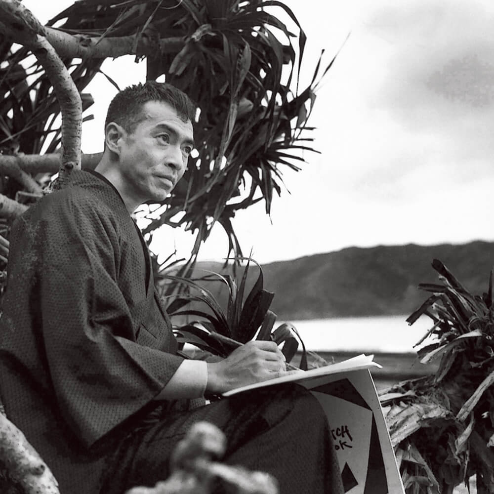 日本画家 田中一村 昭和30年代に撮影された本人（奄美大島にて）
