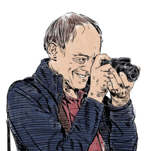 写真家 ポール・フスコ イメージイラスト
