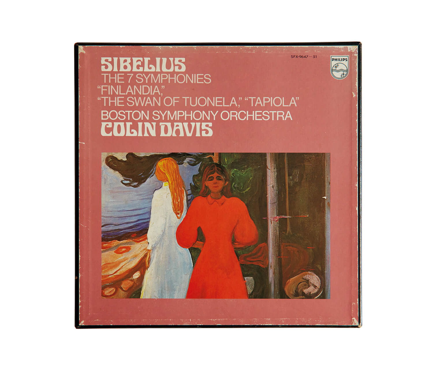 コリン・デイヴィス指揮 ボストン響／シベリウス「交響曲第2番 ニ長調」レコードジャケット