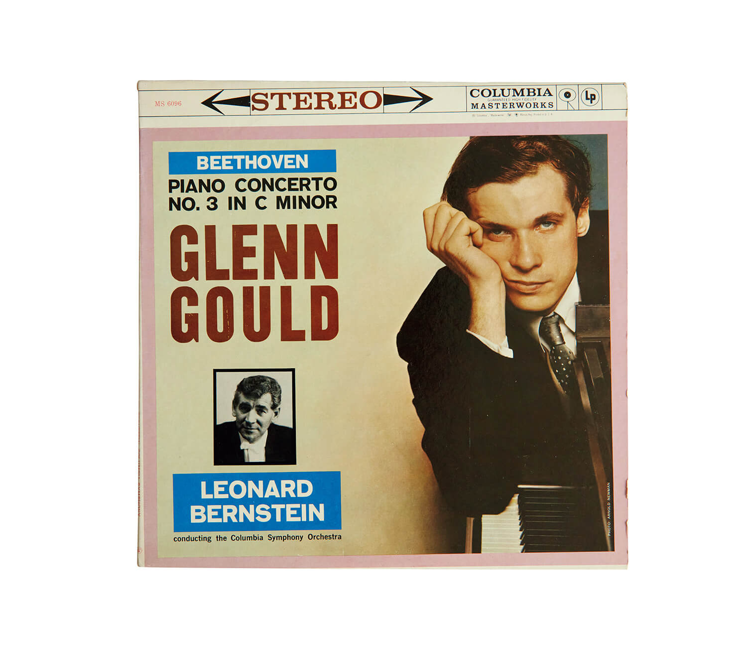 グレン・グールドが演奏した、ベートーヴェン「ピアノ協奏曲第3番 ハ短調」レコードジャケット