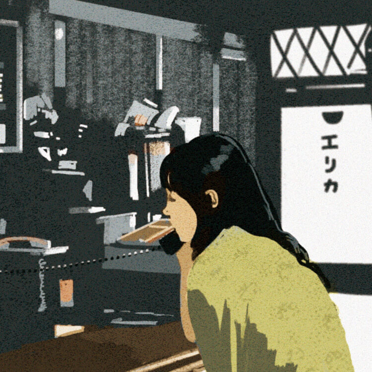映画『珈琲時光』イラスト