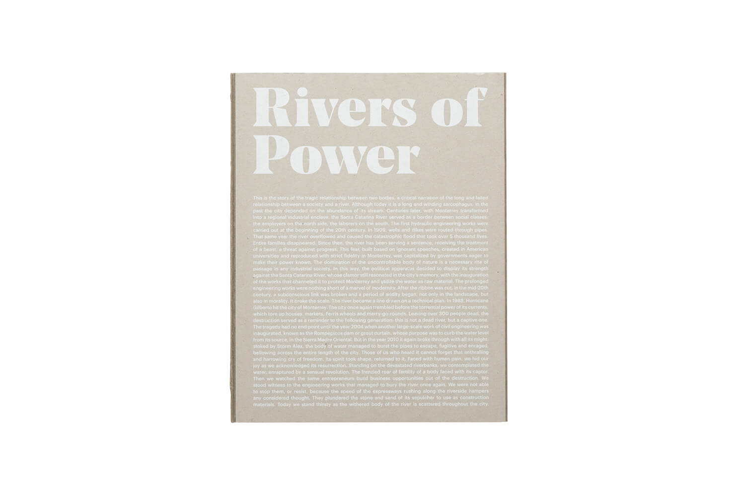 写真集 Alejandro Cartagena『 Rivers of Power』表紙