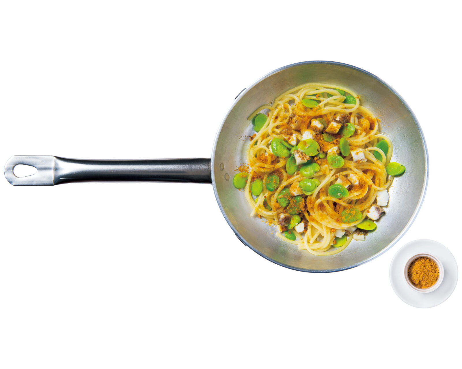 表参道〈TEST KITCHEN H〉真鯛とそら豆のパスタ サルデーニャ産カラスミを添えて