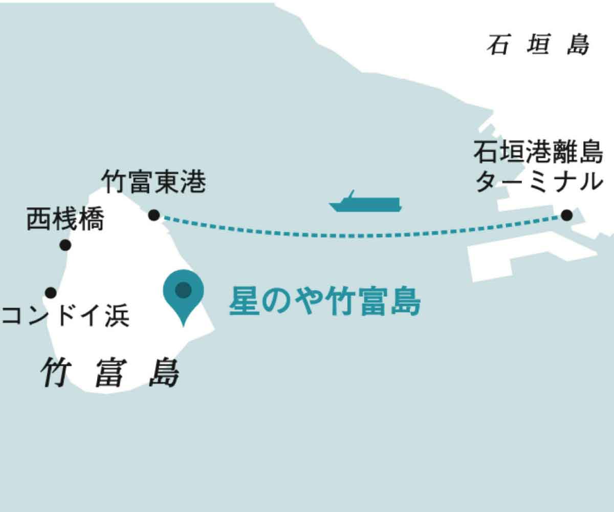 竹富島トラベルマップ
