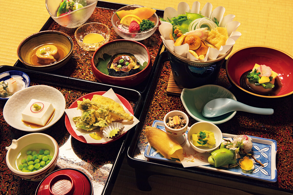 〈恵光院〉精進料理の夕食