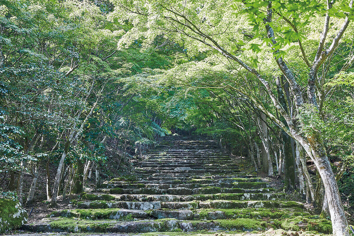 〈アマン京都〉石段