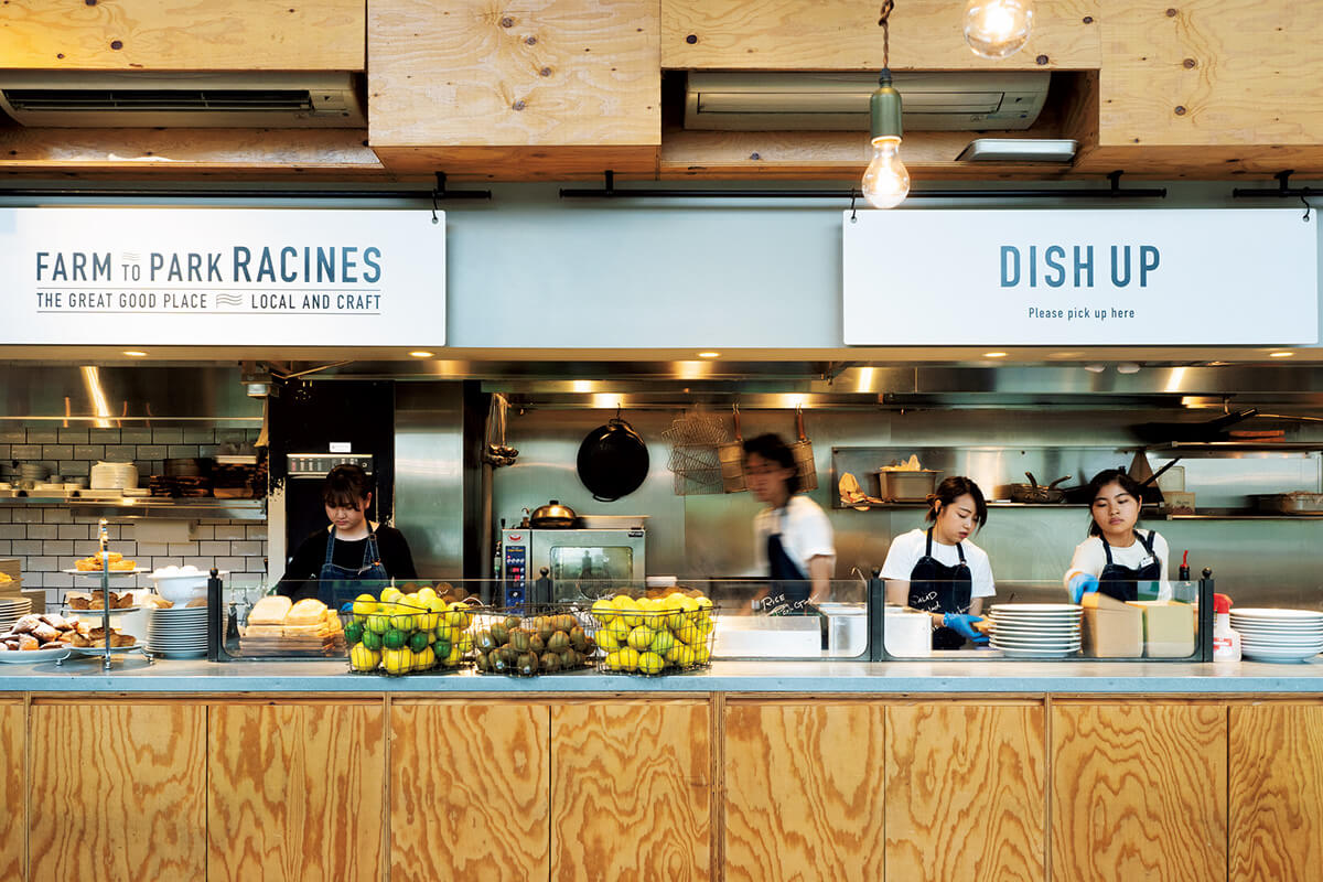〈Racines FARM to PARK〉店内