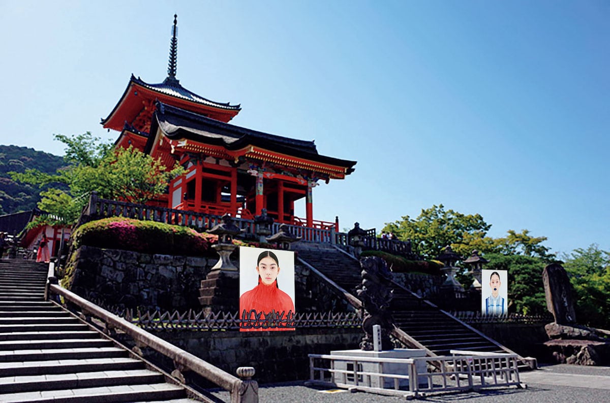 柿本ケンサクの写真展が開催中。舞台は京都の清水寺