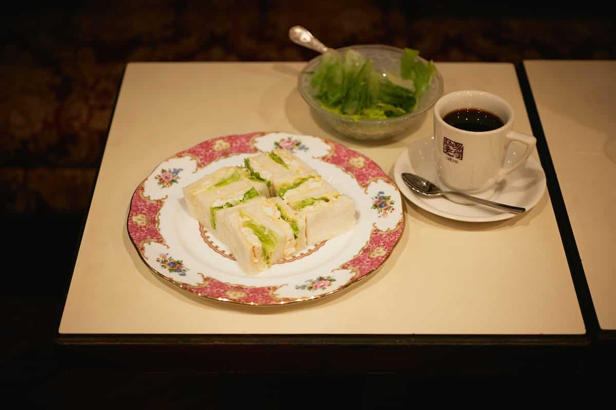 珈琲美学アベのコーヒーとサンドイッチ