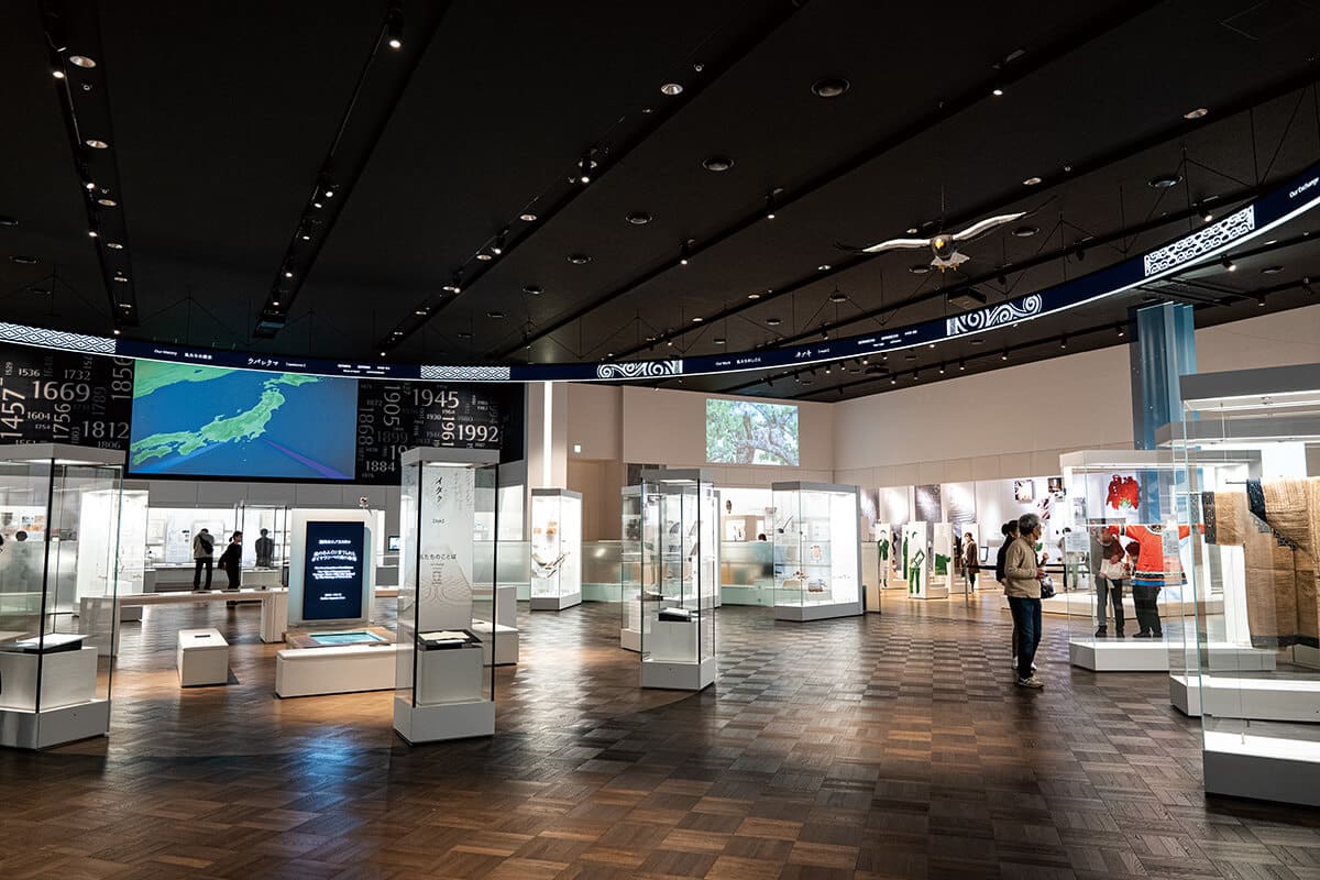 北海道〈国立アイヌ民族博物館〉資料展示室