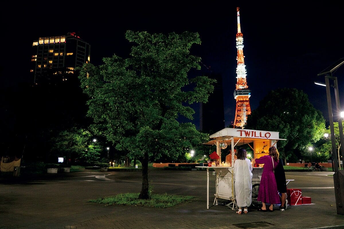東京タワーと屋台バー〈TWILLO〉