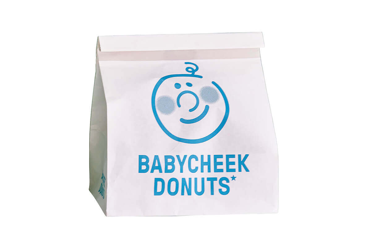 韓国〈BABYCHEEKdonuts〉テイクアウト用の袋
