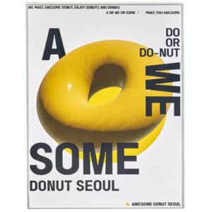韓国〈AWESOME DONUT SEOUL〉サイン