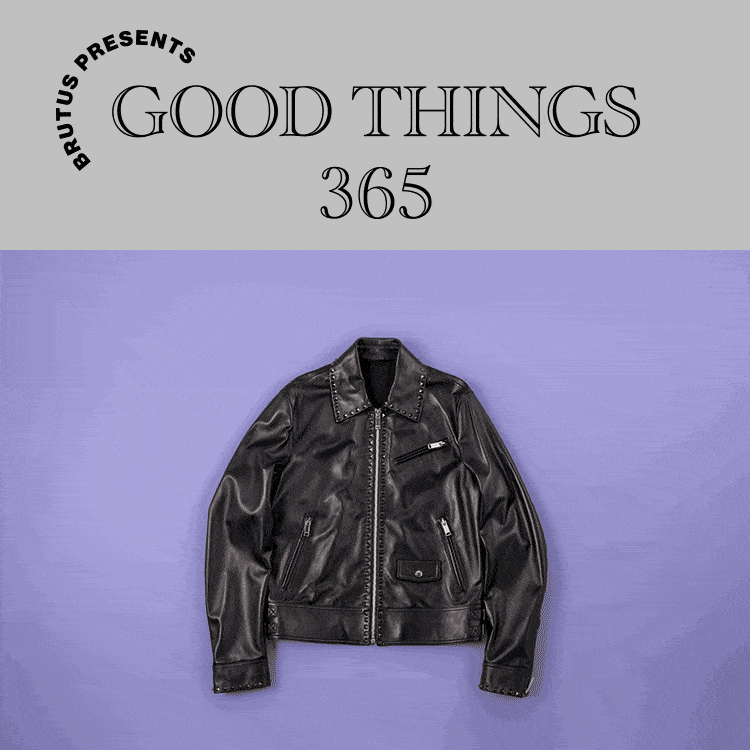 〈ヴァレンティノ〉のレザージャケット：GOOD THINGS 365