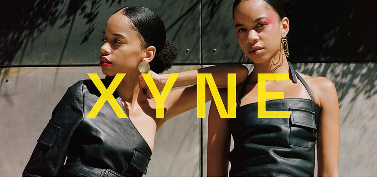 〈XYNE〉サイト画面