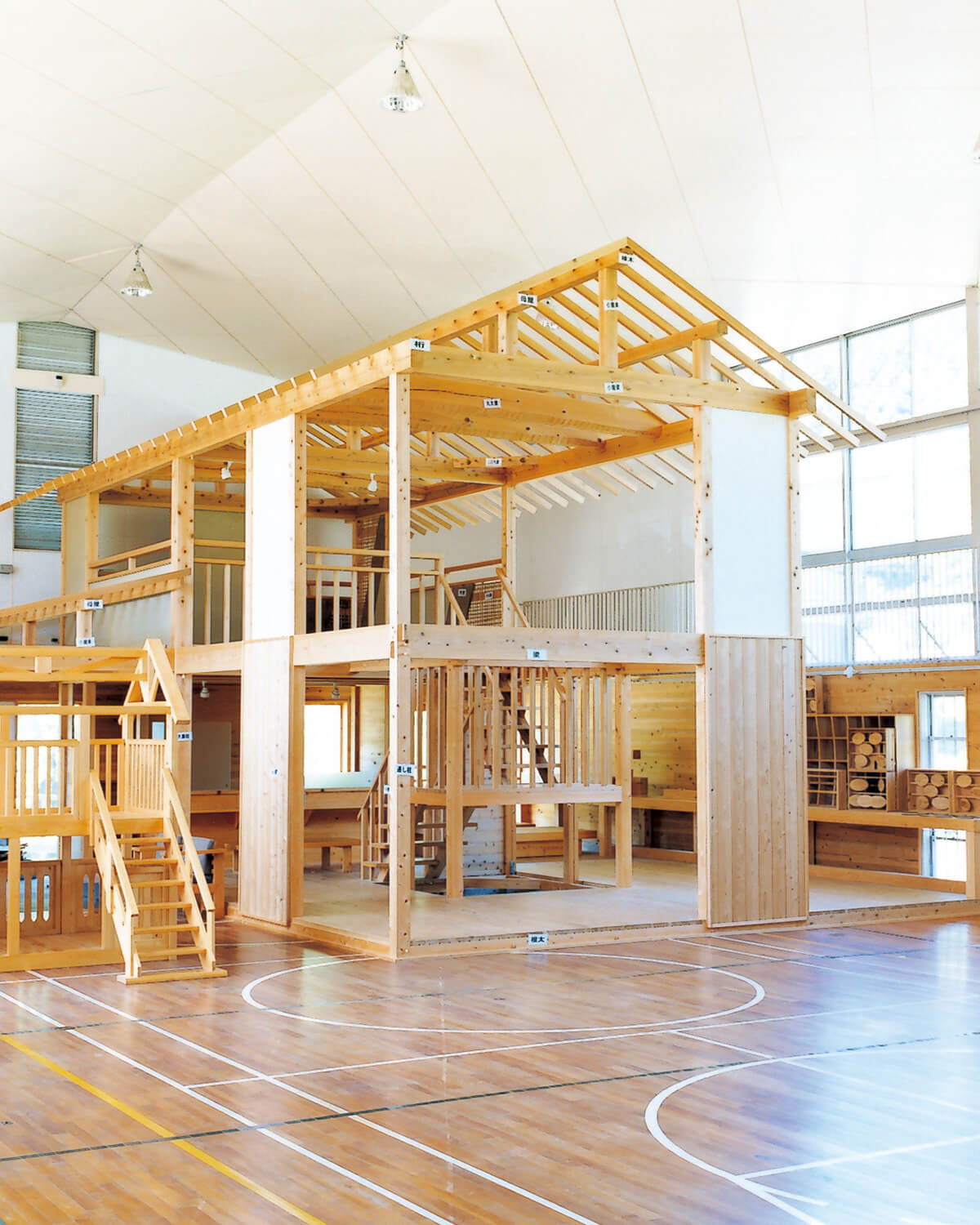 木組みの家の構造モデル