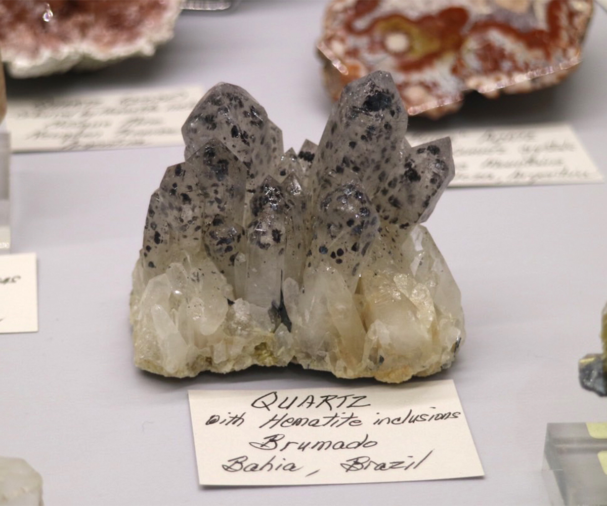 Quartz with Hematite inclusions
