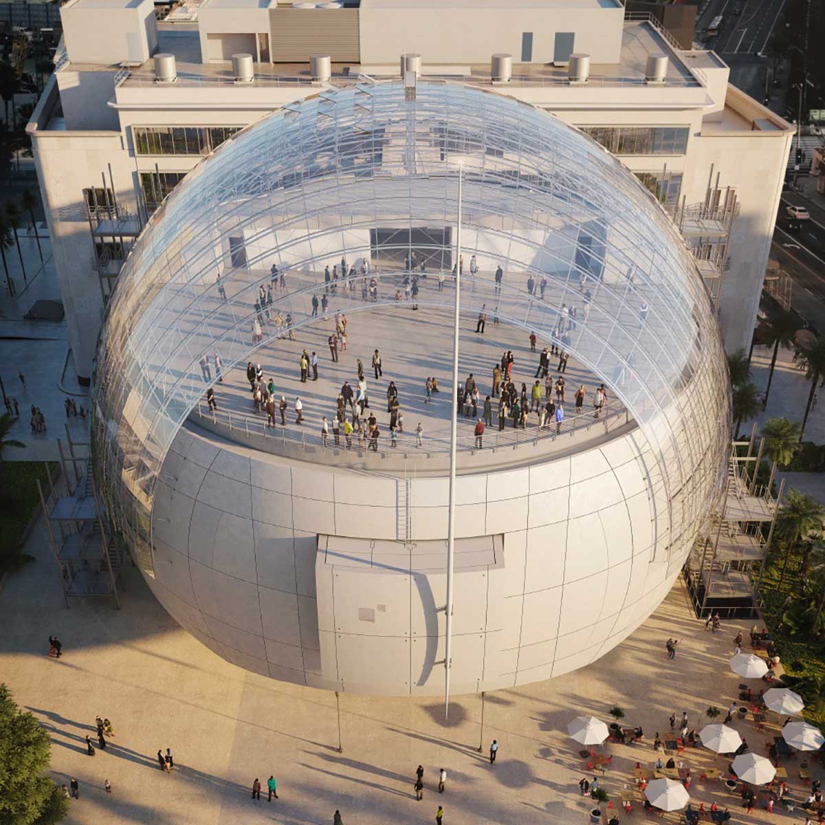 2021年にロサンゼルスに完成した「アカデミー映画博物館」