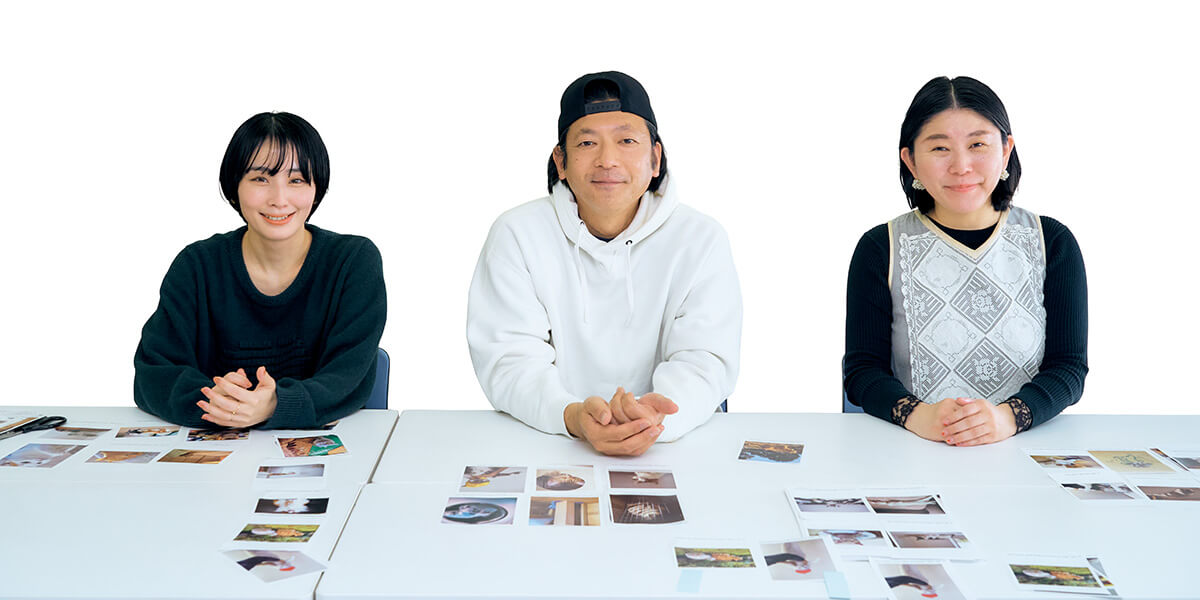 左から、アートディレクター・脇田あすか、写真家・若木信吾、文筆家・甲斐みのり