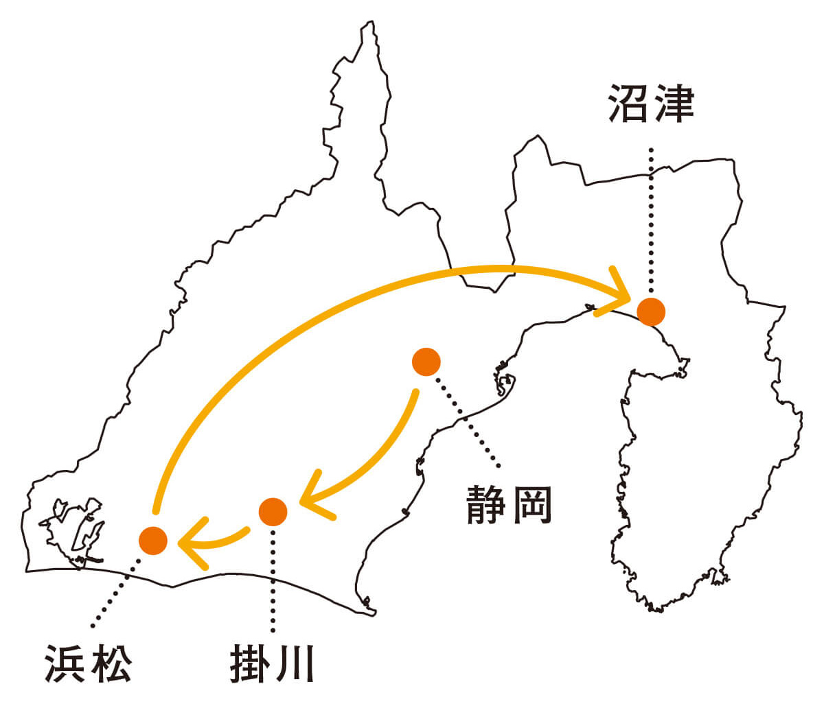 静岡県 地図